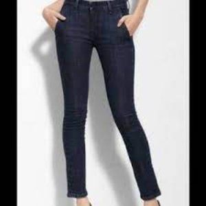 NEW Rag & Bone Olive Resin Slim Jeans S27